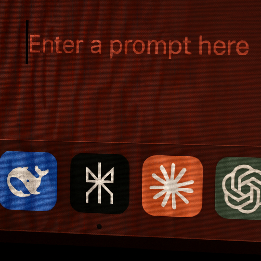 Tecnologia minimalista representando IA